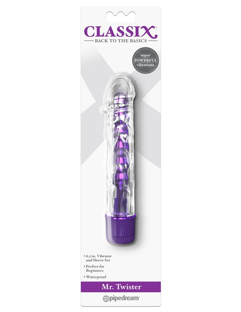 Pipedream Classix Mr. Twister Dildo Vibrator - - Vibrating Dildos