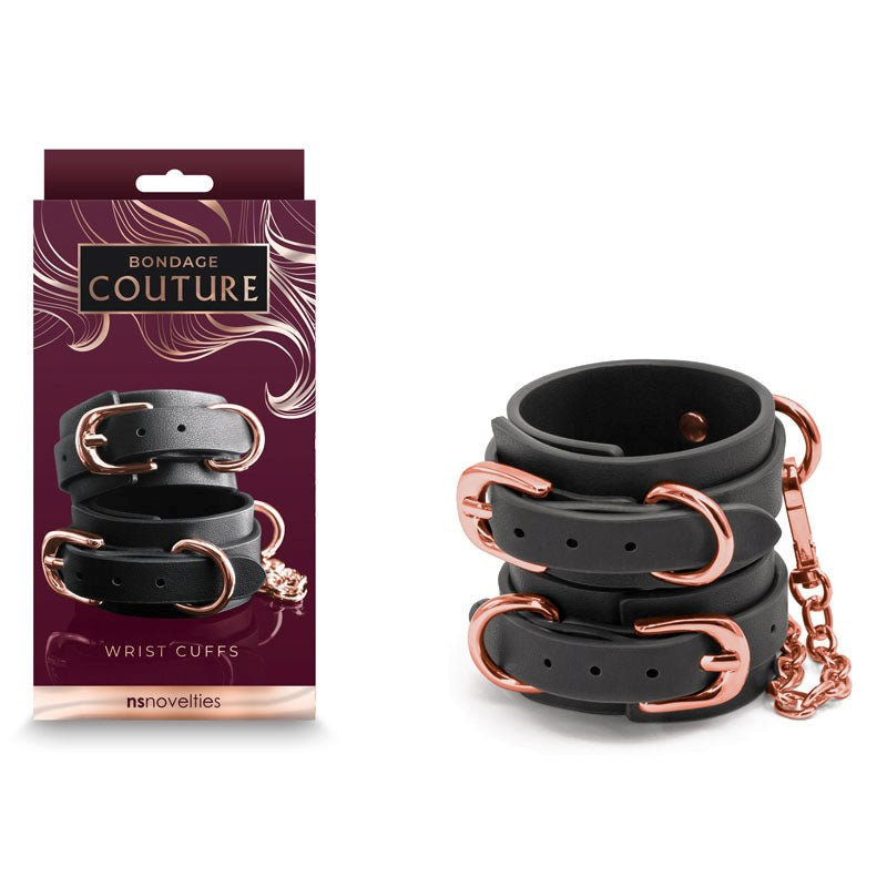 Bondage Couture Wrist Cuffs - - Hosiery