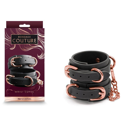 Bondage Couture Wrist Cuffs - - Hosiery