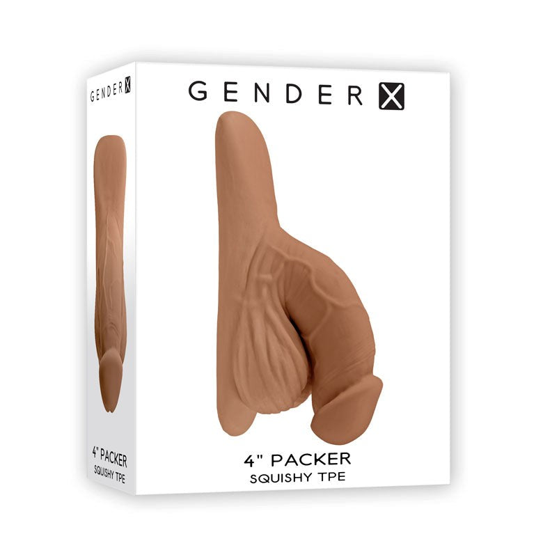Gender X 4'' PACKER - - Sex Toys For Couples