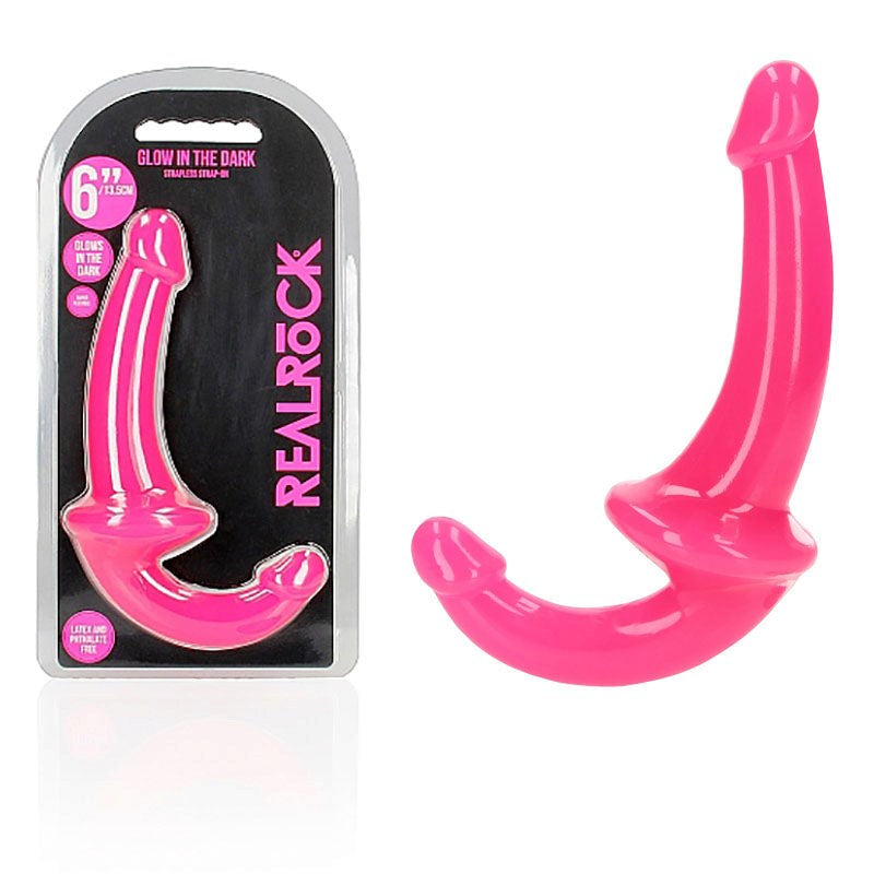REALROCK 13.5 cm Strapless Strap-On Glow - - Realistic Dildos
