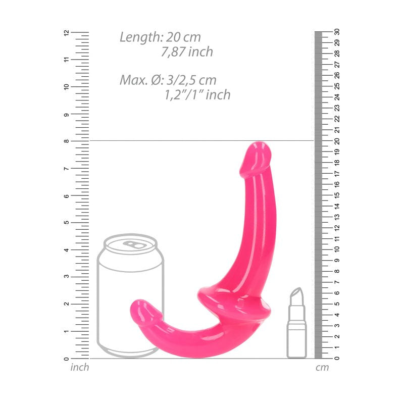 REALROCK 13.5 cm Strapless Strap-On Glow - - Realistic Dildos