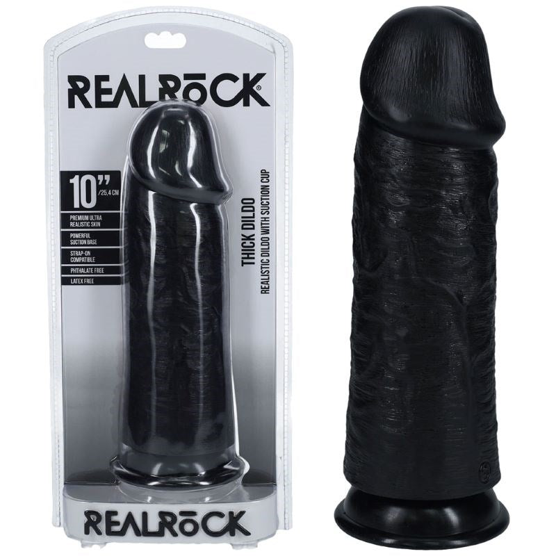 REALROCK 25cm Extra Thick Dildo - - Realistic Dildos