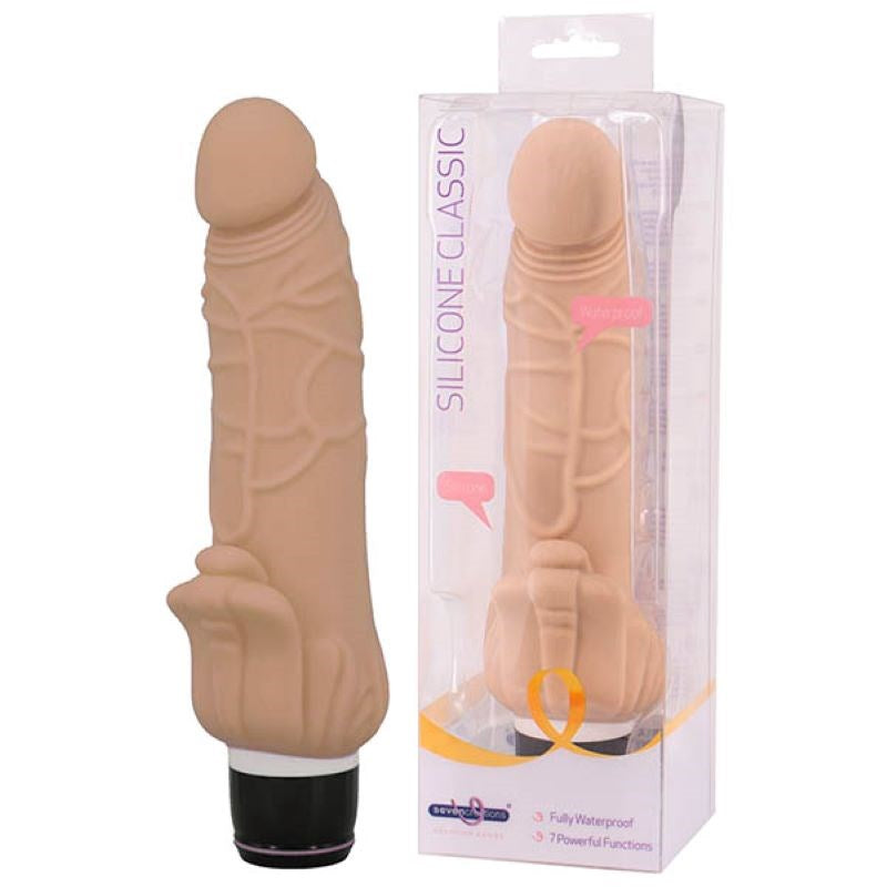 Silicone Classic - 7.5 Inch Vibe - - Realistic Dildos