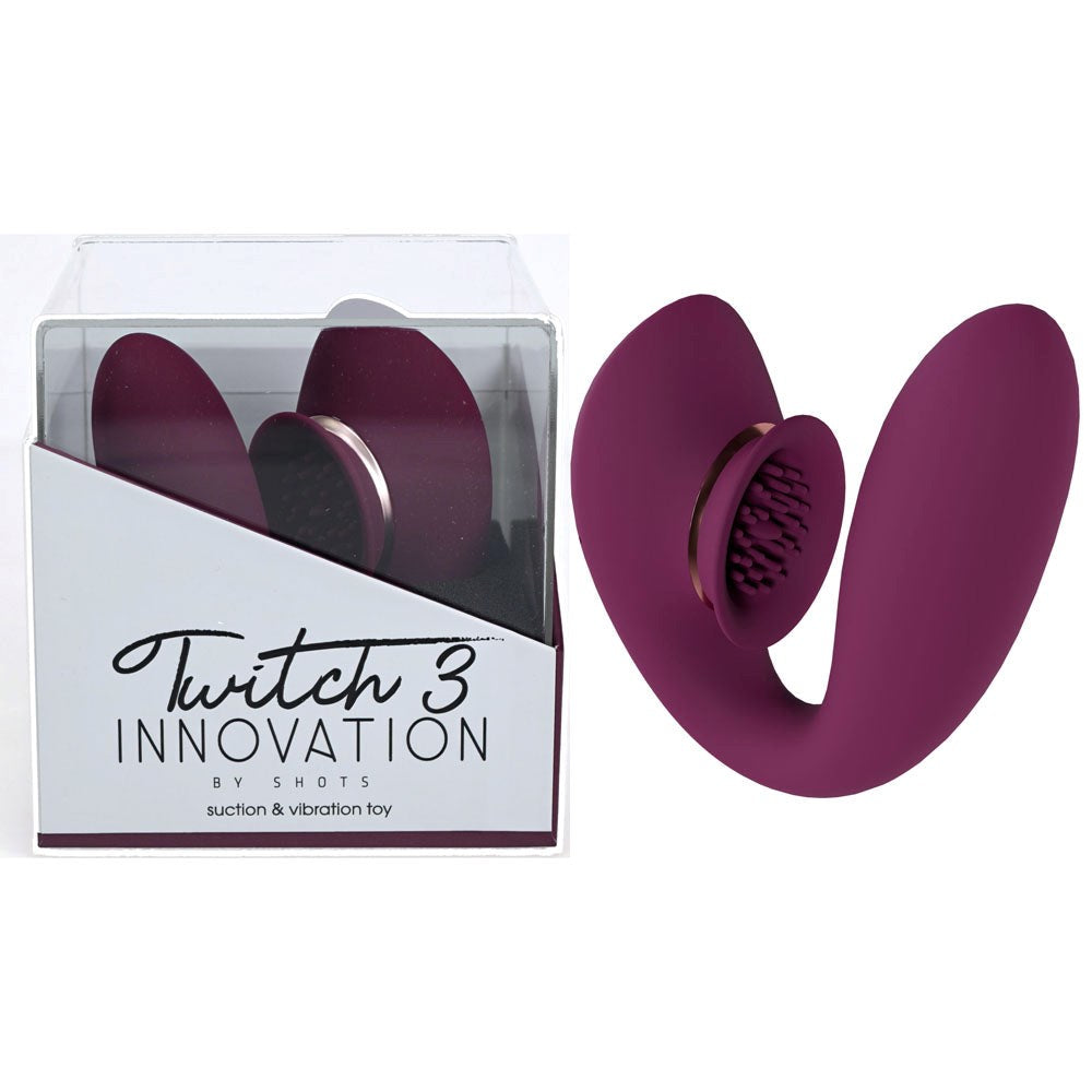 Twitch 3 Rechargeable Vibrator & Suction - - Waterproof Vibrators