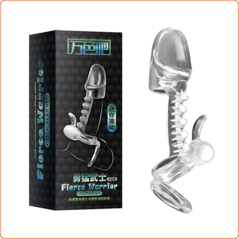 Warrion Glans Sleeve With Ball Ring Vibrating - - Pumps, Extenders and Sleeves