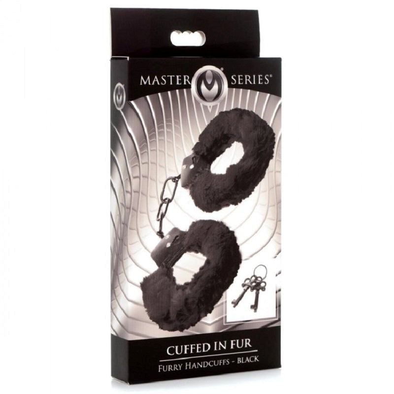 Cuffed in Fur Furry Handcuffs - - BabyDolls And Chemises