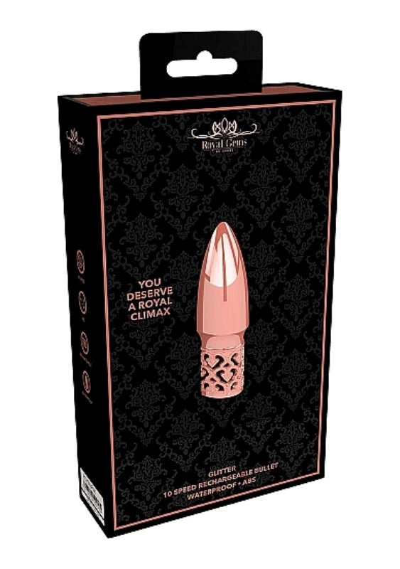 Glitter Rechargeable ABS Bullet - - Bullet Vibrators