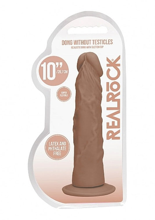 Realrock Skin Dong 10 inch - - Realistic Dildos
