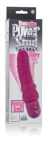 California Exotics Bendie Power Stud - Curvy Vibrator - Hosiery