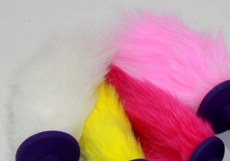 Rabbit Tail Silicone Butt Plug Large - - Fancy Dress Ups