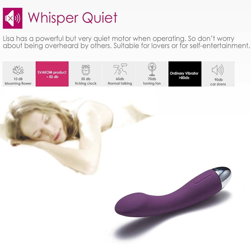 Svakom Lisa G-Spot Vibrator - - Rabbit Vibrators
