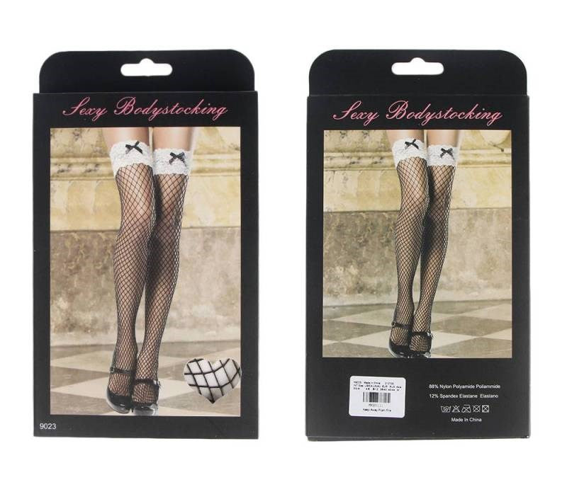 Black and White Sexy Stocking - Hosiery