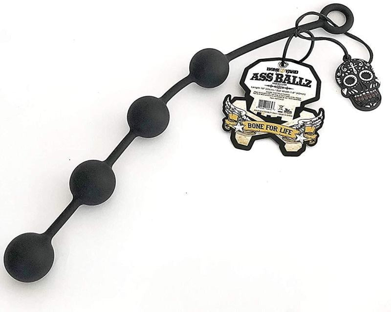 Boneyard Ass Ballz Silicone Anal Beads - Anal Beads and Balls