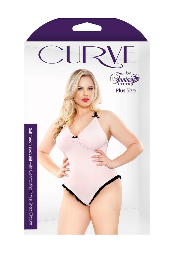 Curve Soft Touch Bodysuit With Snap Closure - Teddies and Bodysuits
