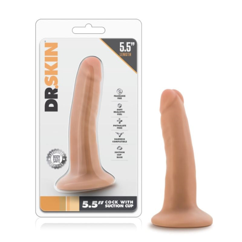 Dr. Skin Cock + Suction Cup - Flesh - Realistic Dildos