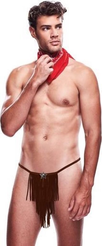 Envy Giddy Up Cowboy Set 2 piece - Jocks and G-Strings