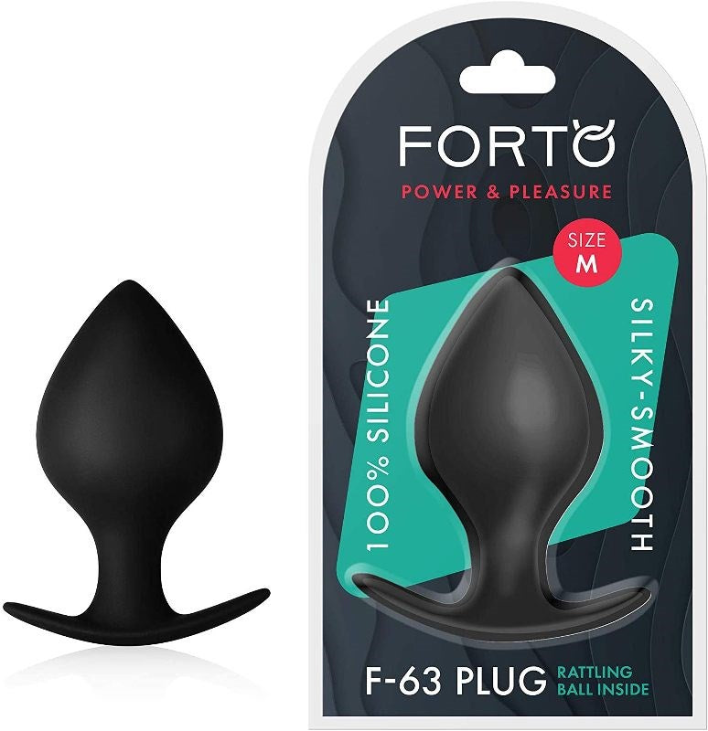 Forto F-63 Rattler Spade Black - Butt Plugs