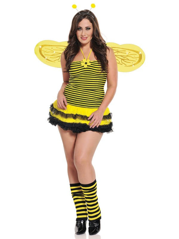 Midnight Stinger Yellow Costume - Fancy Dress Ups