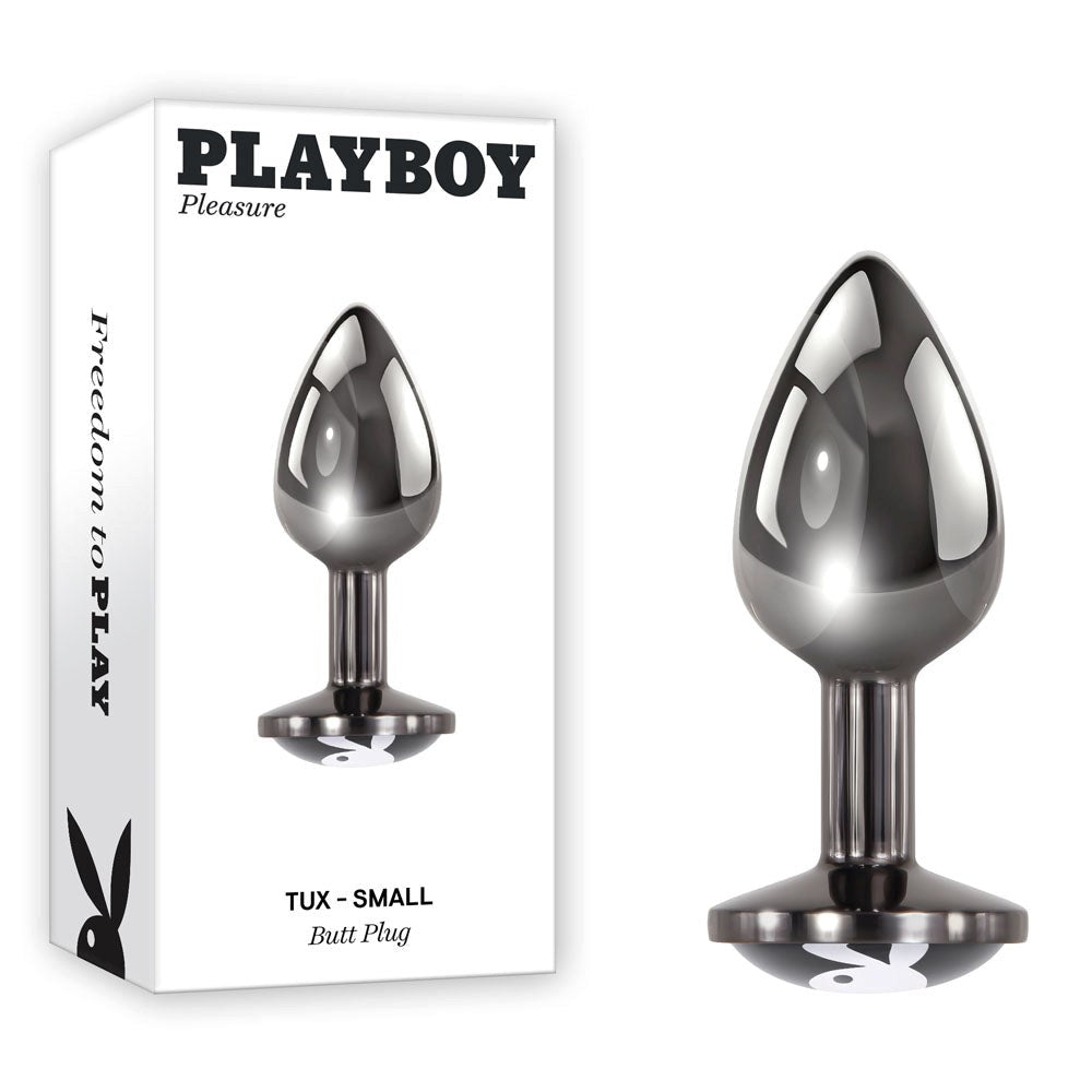 Playboy Pleasure Tux Body Safe Metal Butt Plug - Butt Plugs