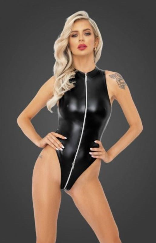 Powerwetlook Body with Front Zipper - Her Fetish