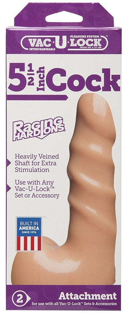 Vac-U-Lock Raging Hard-On Cock with Balls - Realistic Dildos