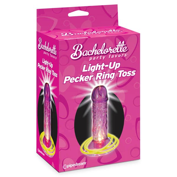 Bachelorette Party Favors Light Up Pecker Ring Toss Game - Bachelorette and Bucks