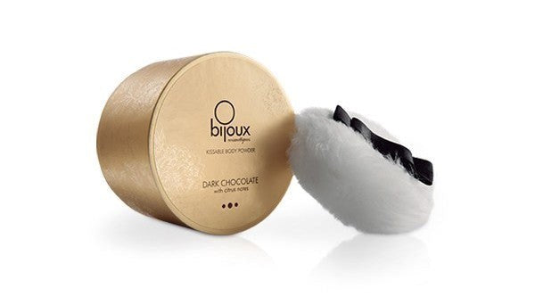 Bijoux Indiscrets Decadent Dark Chocolate Body Powder - Citrus-Infused Aphrodisiac Bliss - Sex Pheromones and Perfumes