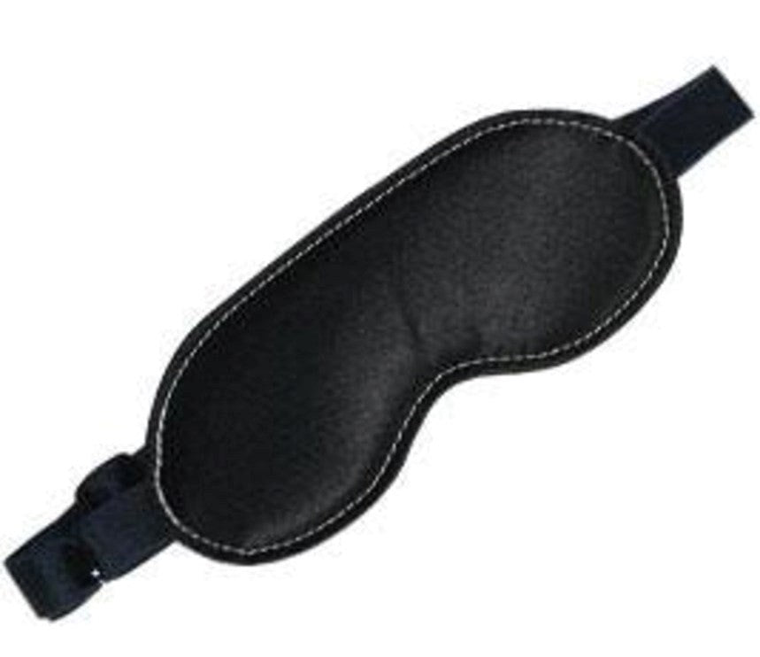 Premium Edge Leather Blindfold by Sportsheets - Masks And Blindfolds