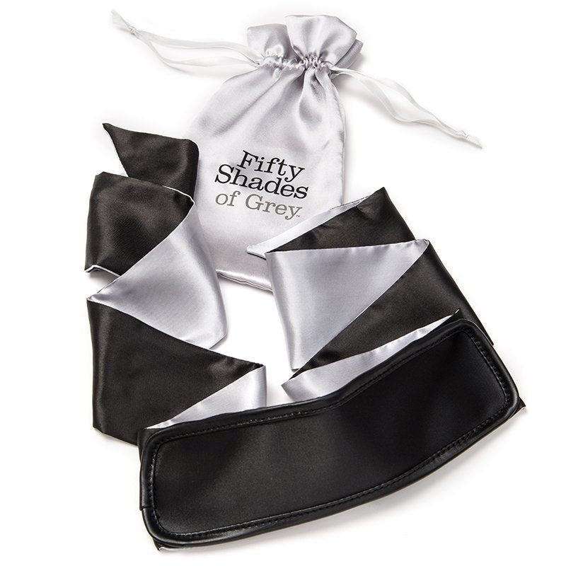 Fifty Shades of Grey All Mine Deluxe Blackout Blindfold - Masks And Blindfolds