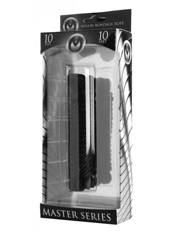 Karada Black Bondage Rope 50 Feet by XR Brands - Cuffs and Restraints