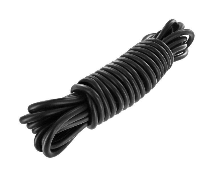 Karada Silicone Bonding Rope 20 Feet Black - Cuffs and Restraints