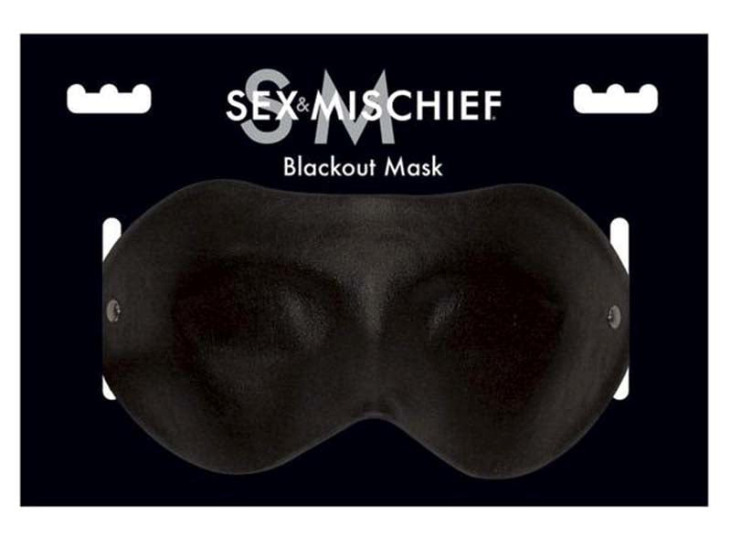 Sex & Mischief Blackout Mask by Sportsheets - Masks And Blindfolds