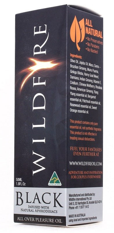 Wildfire Pleasure Oil Black - Sex Pheromones and Perfumes
