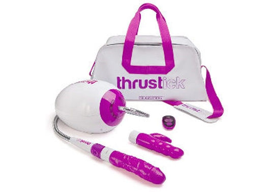 Topco Heated Thrusting Vibrator - Rabbit and Phallic Attachments