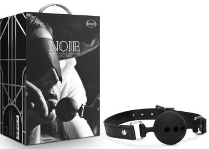 Breathable Silicone Gag Black - Bondage Gags and Bits