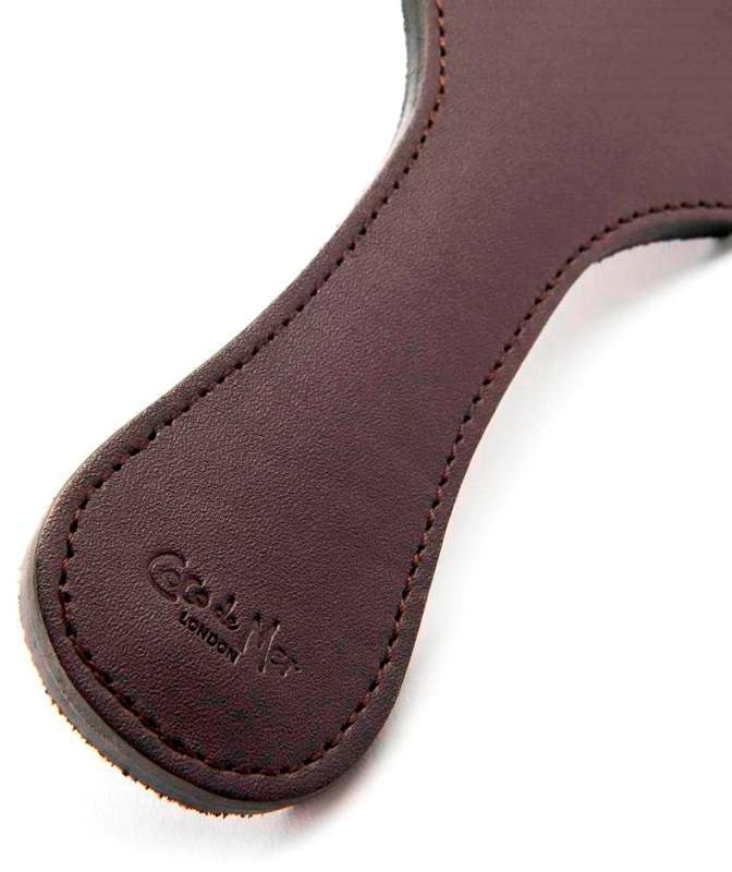 Coco de Mer Brown Leather Paddle - Paddles And Slappers