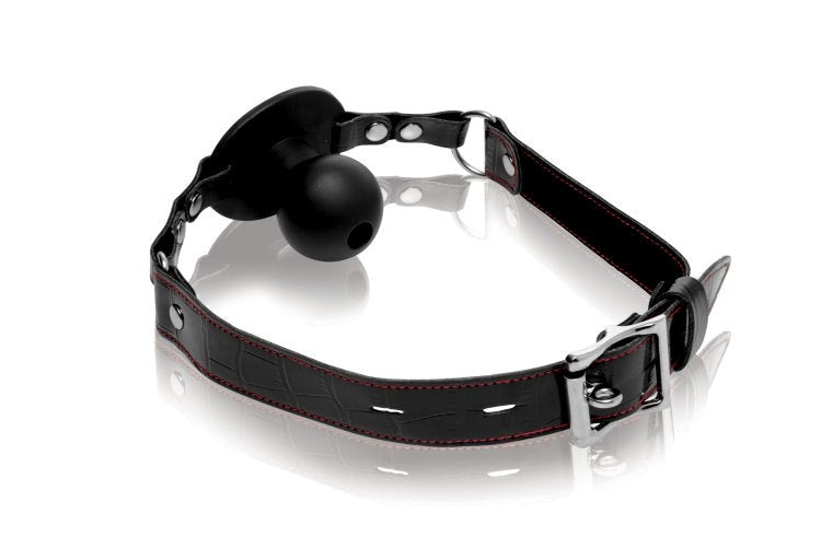 Devour Locking Feeding Gag - Bondage Gags and Bits