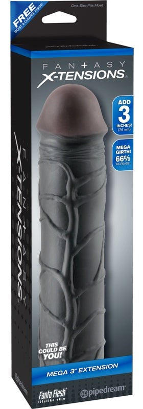 Fantasy X-Tensions Mega 3 Inch Penis Extension - Penis Sleeves and Extenders