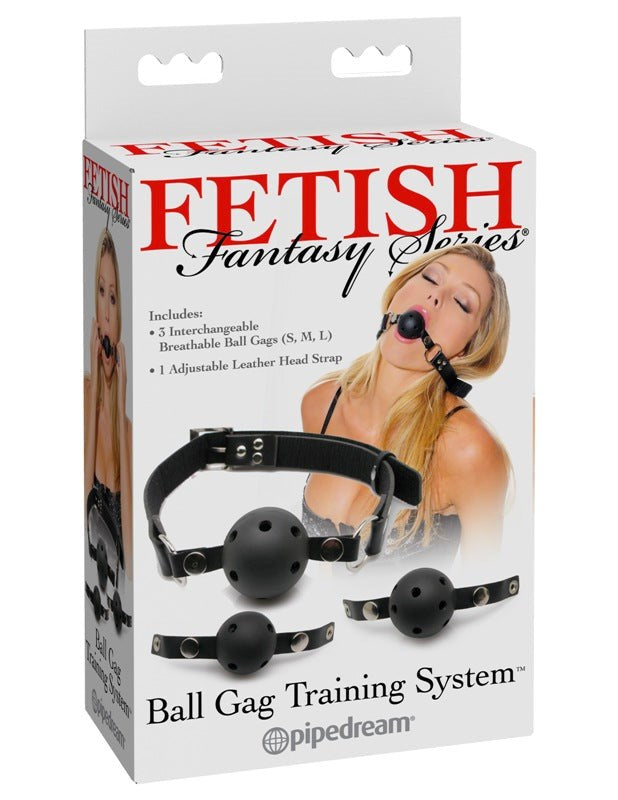 Fetish Fantasy Fetish Play Ball Gag Training System - Bondage Gags and Bits