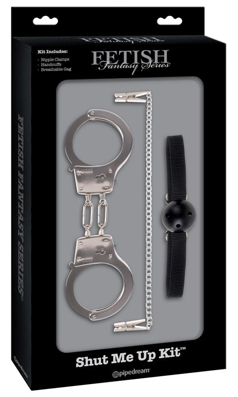 Fetish Fantasy Limited Edition Shut Me Up Bondage Kit - Bondage Gags and Bits