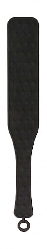 OUCH! Silicone Textured Paddle Black - Paddles And Slappers