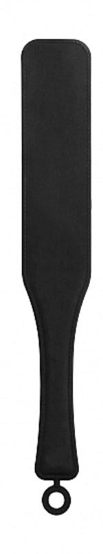 OUCH! Silicone Textured Paddle Black - Paddles And Slappers