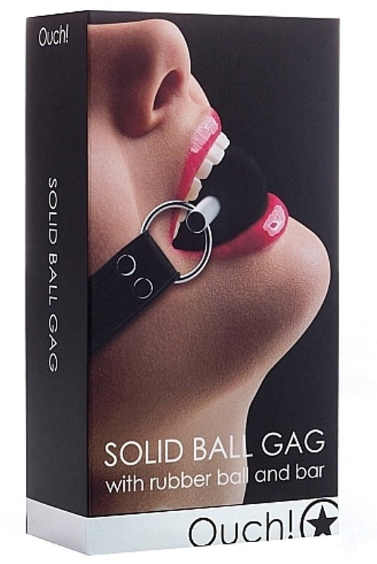 Ouch! Solid Ball Gag - Bondage Gags and Bits