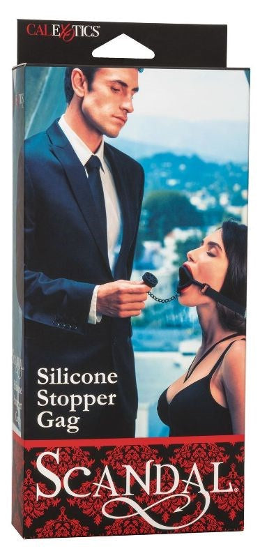 Scandal Silicone Stopper Gag by California Exotics - Bondage Gags and Bits