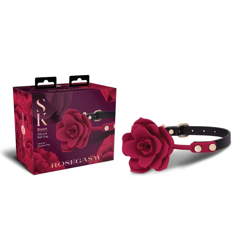 Rosegasm Bloom Silicone Gag by Xgen Products - Bondage Gags and Bits