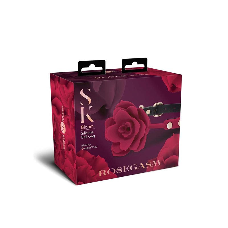Rosegasm Bloom Silicone Gag by Xgen Products - Bondage Gags and Bits