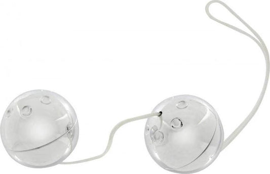 Seven Creations Silver Plastic Boxed Duo Ben Wa Balls