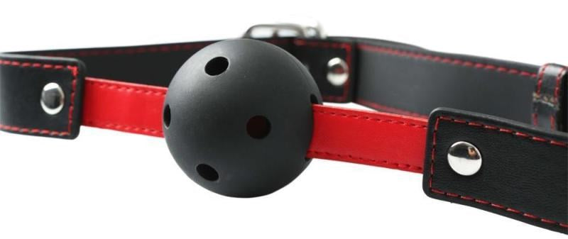 Premium Hush Ball BDSM Mouth Gag by Sportsheets - Bondage Gags and Bits