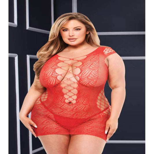 Baci Corset Front Lace Womens Intimate Mini Dress Queen